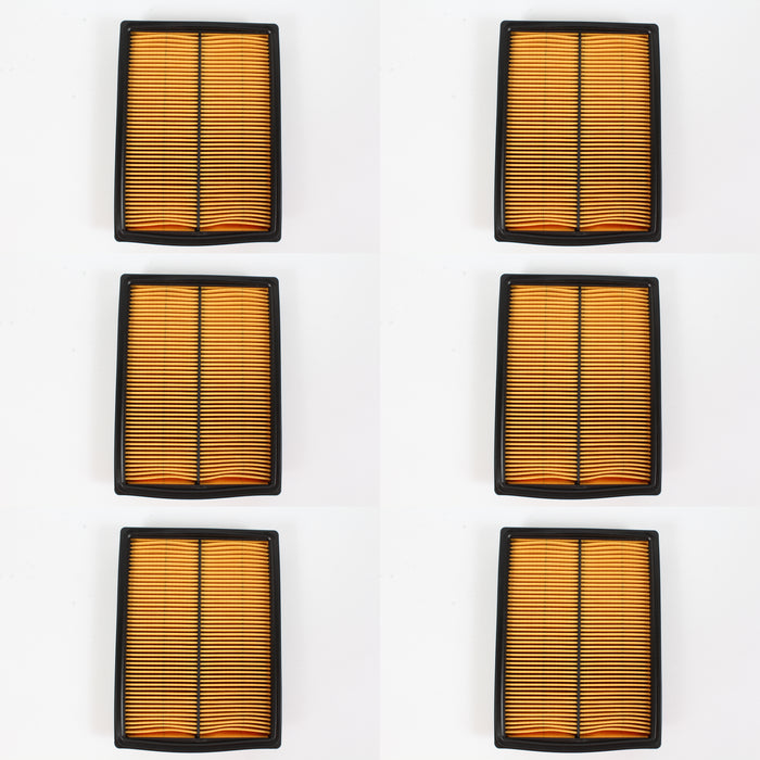 6 Pack Honda 17210-ZJ1-842 Air Filter GX610 GX620 GX670 GXV610 GXV620 GXV670 OEM