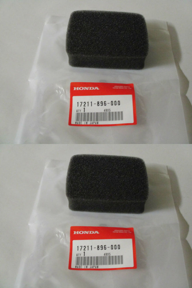 2 Pack Honda 17211-896-000 Air Filter Element Fits G100K2 EG650 WA15 WB15 OEM