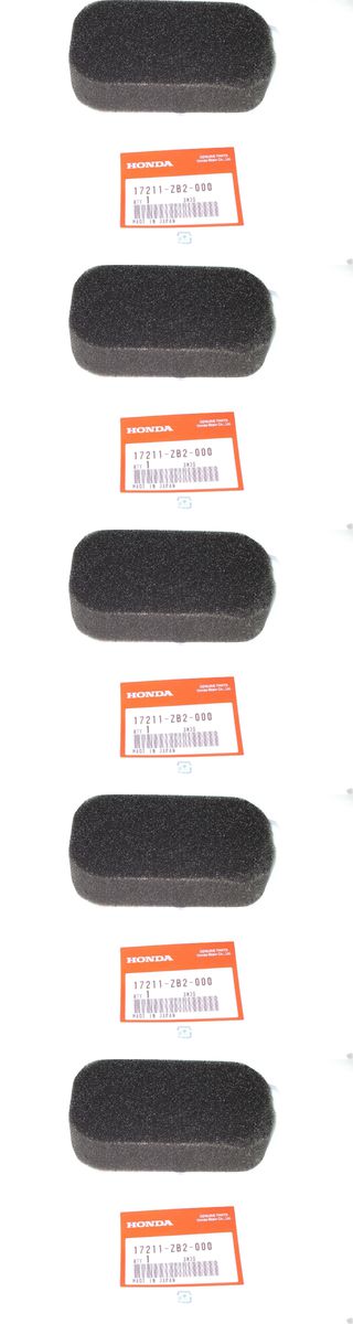 5 Pack Genuine Honda 17211-ZB2-000 Air Filter Element OEM