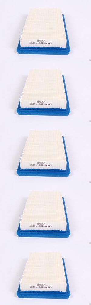 5 Pack Genuine Honda 17211-ZG9-M00 Air Filter Fits HRB215 HRM215 HRC215 HR215
