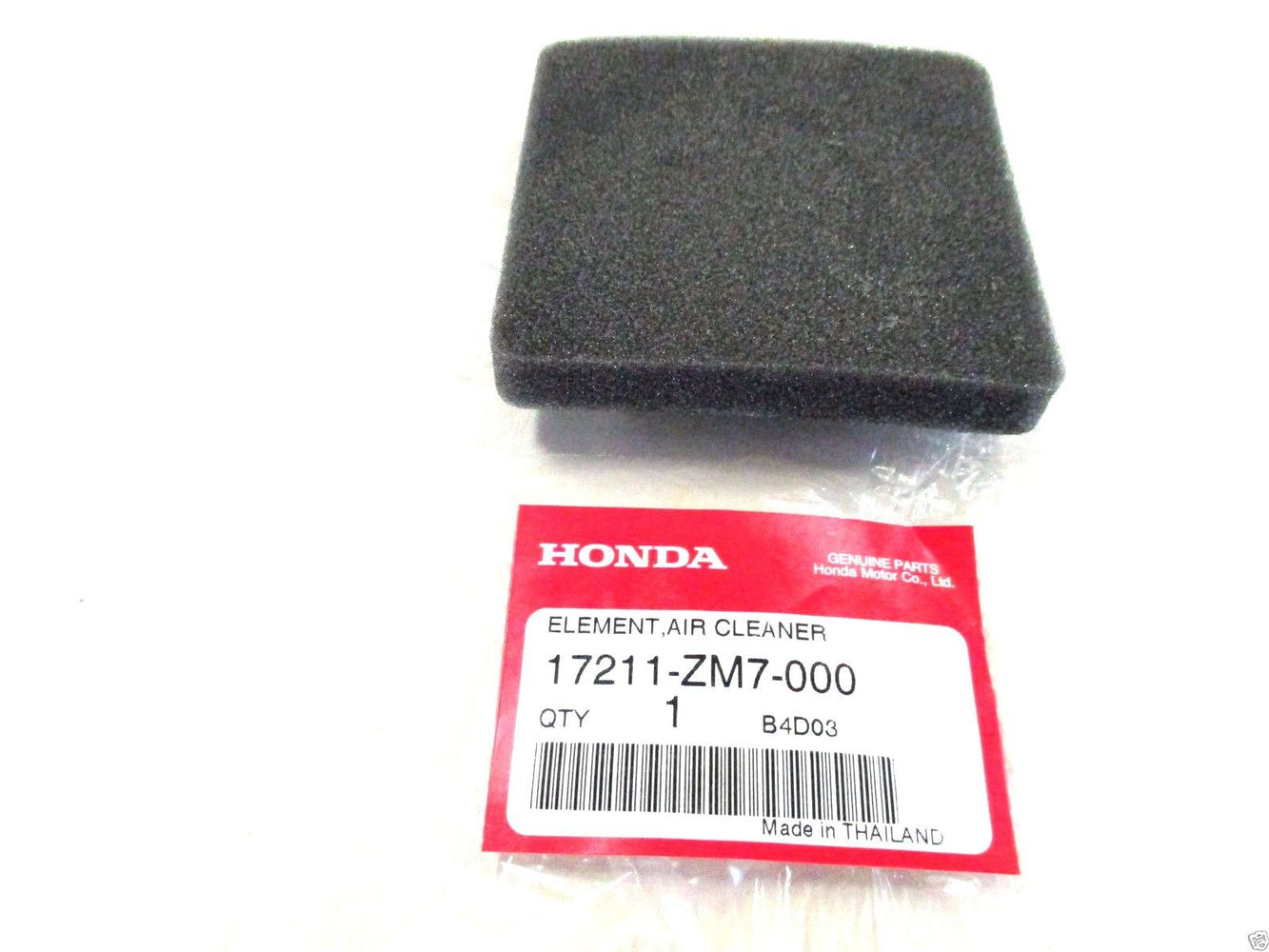 Genuine Honda 17211-ZM7-000 Air Cleaner Element Fits GXH50 GXV50 WX15 OEM