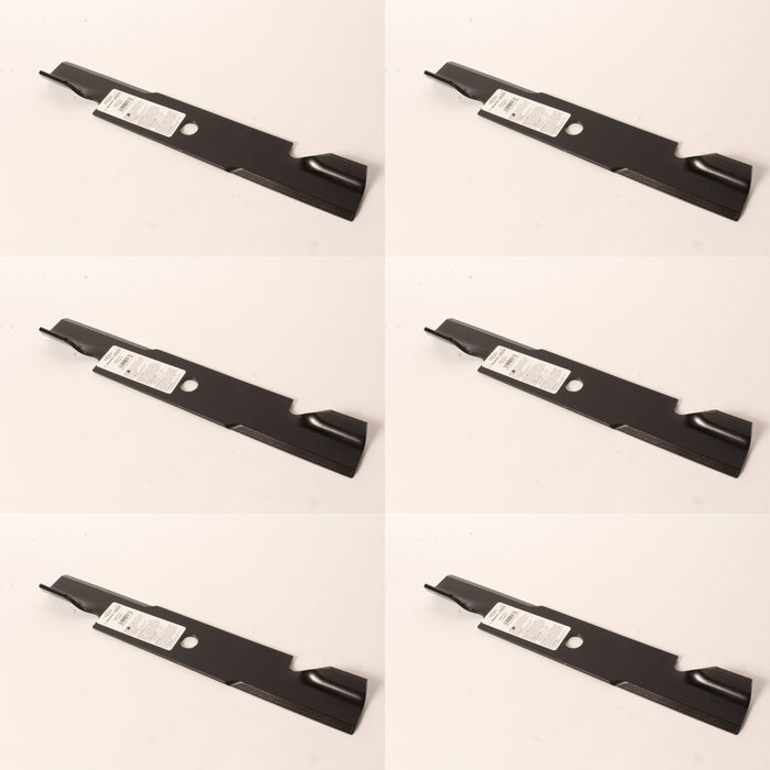 6 PK OEM Briggs & Stratton 1737228BZYP High Lift Blade Fits Simplicity Snapper