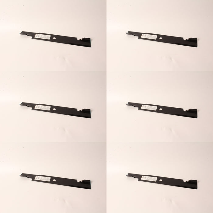 6 PK OEM Briggs & Stratton 1737252BZYP High Lift Blade Fits Simplicity Snapper
