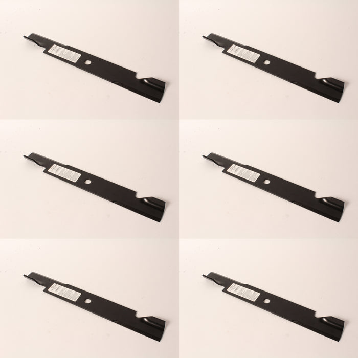 6 PK OEM Briggs & Stratton 1737252BZYP High Lift Blade Fits Simplicity Snapper
