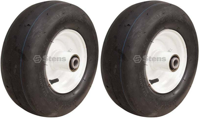 2 Pack Stens 175-517 Zero-Flat Wheel Assembly 13x5.00-6