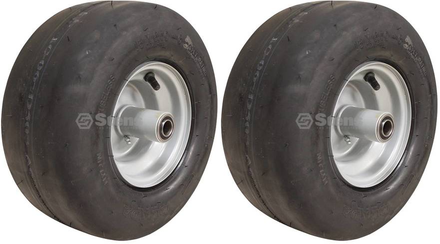 2 Pack Stens 175-523 Zero-Flat Wheel Assembly 13x6.50-6