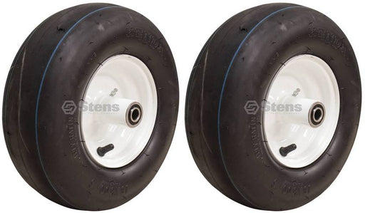 2 Pack Stens 175-586 Zero-Flat Wheel Assembly 13x5.00-6