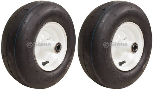 2 Pack Stens 175-652 Zero-Flat Wheel Assembly 13x5.00-6