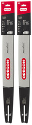 2 PK Genuine Oregon 180VXLGK095 18" VersaCut Guide Bar .325" .050" 72DL K095