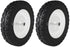 2 Pack Stens 185-025 Ball Bearing Wheel 8x1.75 Universal