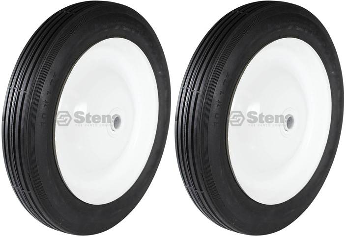 2 Pack Stens 185-033 Ball Bearing Wheel 10x1.75 Universal