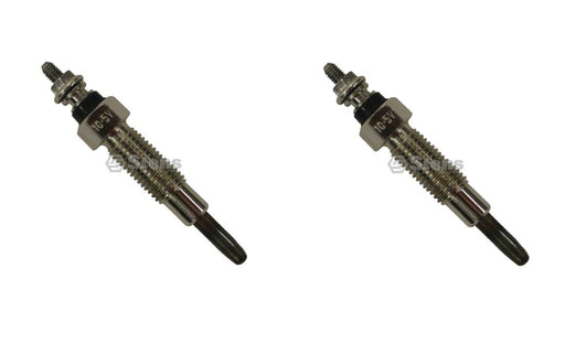 2 Pack Glow Plug Fits Kubota 15521-65512 15521-65511 15521-65510 10mm x 1.25