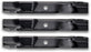 3PK Oregon 192-027 Blade For Exmark 103-6392-S Metro Turf Tracer Vantage 92-027