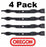 4 pack Oregon 195-003 Mower Blade Fits Dixon 539119842 13925