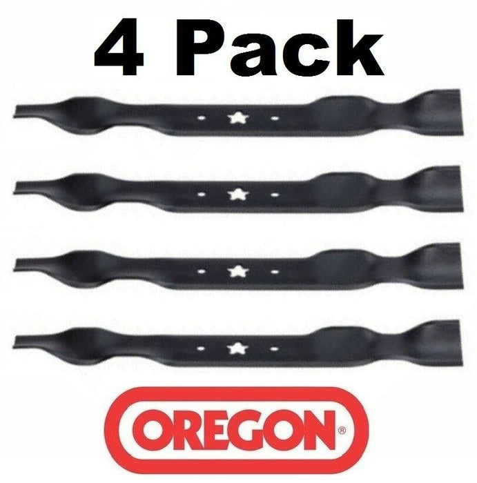 4 Pack Oregon 195-003 Mower Blade fits Craftsman 134148 134148M 134148X