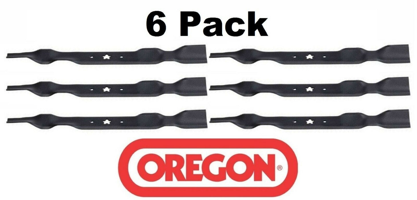 6 Pack Oregon 195-019 Mower Blade Fits Craftsman 139775