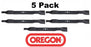 5 Pack Oregon 195-021 Mower Blade Fits AYP 33256 133348 134768 141114