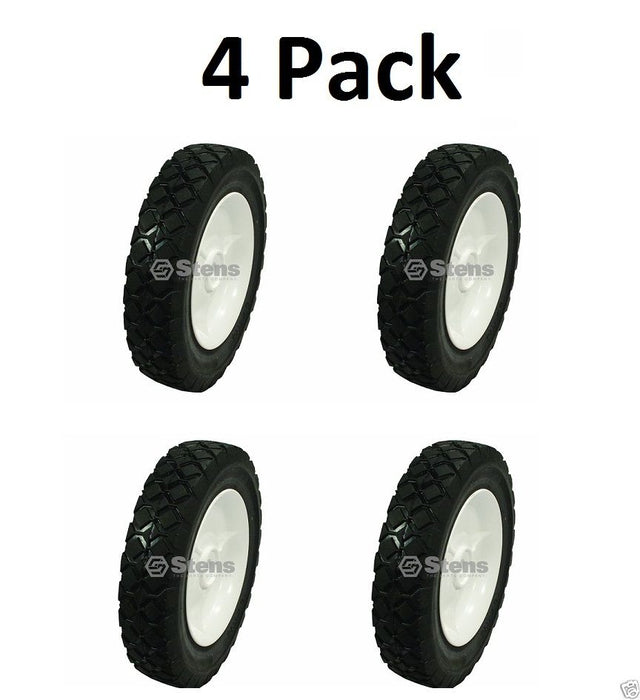 4 Pack Stens 195-024 Plastic Wheel for MTD 734-04585 734-1780 Poulan PP23009