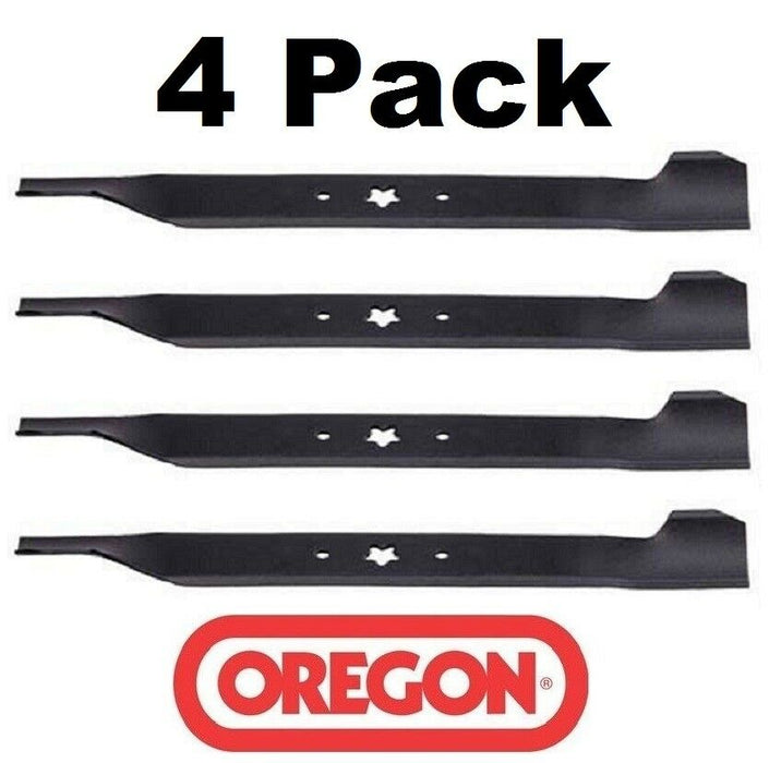 4 Pack Oregon 195-033 Mower Blade Fits AYP 12784 127842 138970