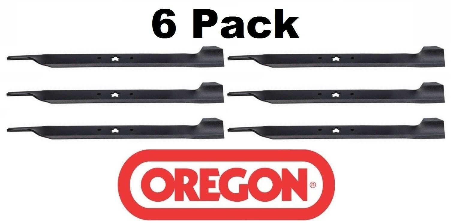 6 Pack Oregon 195-039 Mower Blade Fits Craftsman 127843 131323