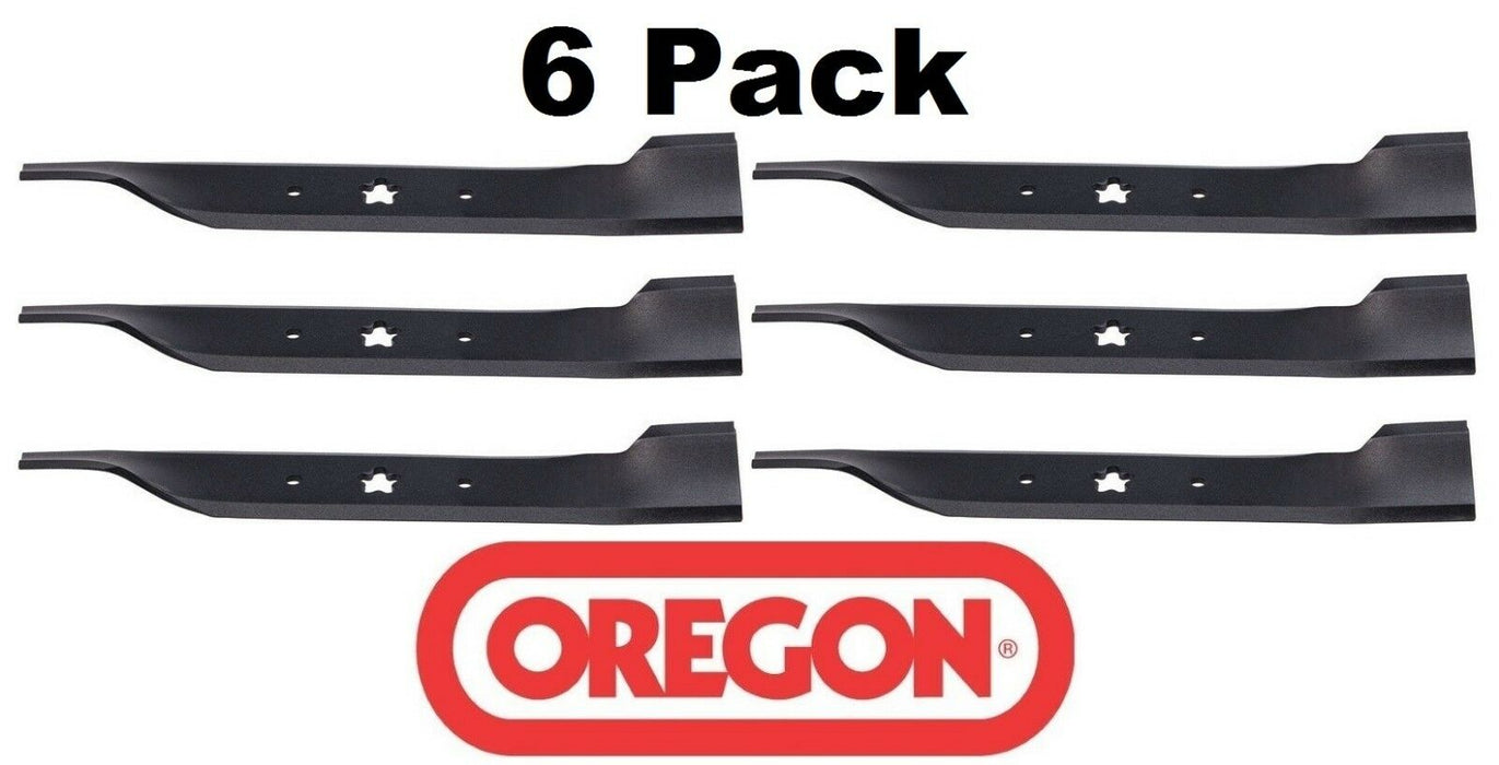 6 Pack Oregon 195-062  Blade Fits AYP 173920 180054 512258301