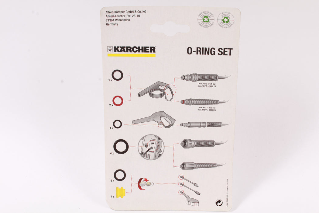 Genuine Karcher 2.640-729.0 -Ring Set for Karcher Electric Pressure Washers