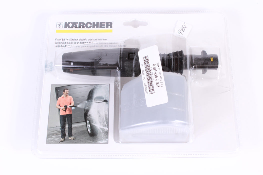 Karcher 2.643-146.0 Detergent Foamer Attachment Nozzle Up to 2300 PSI FJ6