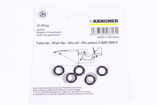 Karcher 2.880-990.0 Pack of 5 Replacement O-Rings