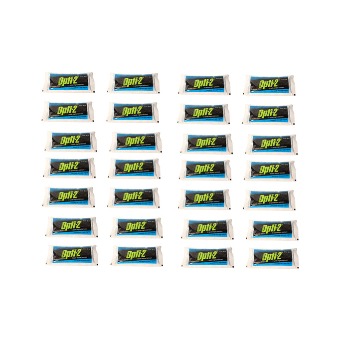 28 PK Opti-2 Universal 2-Cycle Mix Oil 3.2 oz Pouch For ALL 2-Cycle Engines