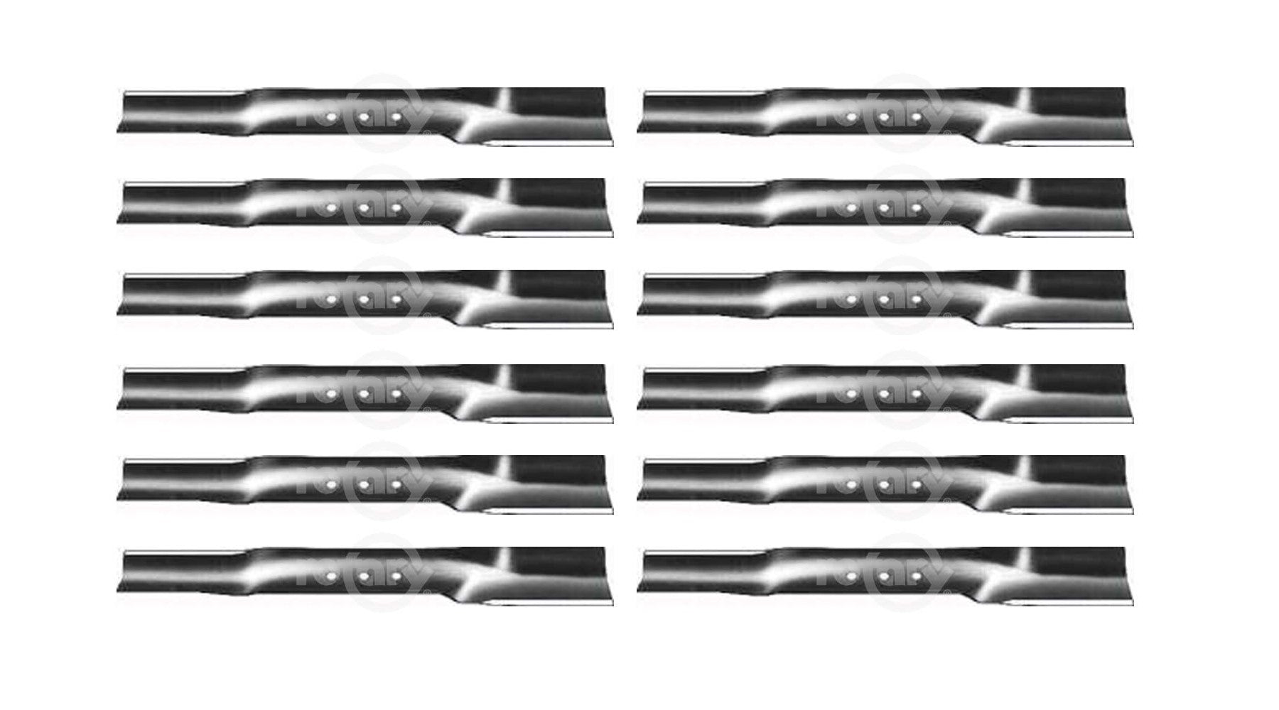 12 Pack Rotary 2006 Lawn Mower Blades Fits Windsor 50-2675