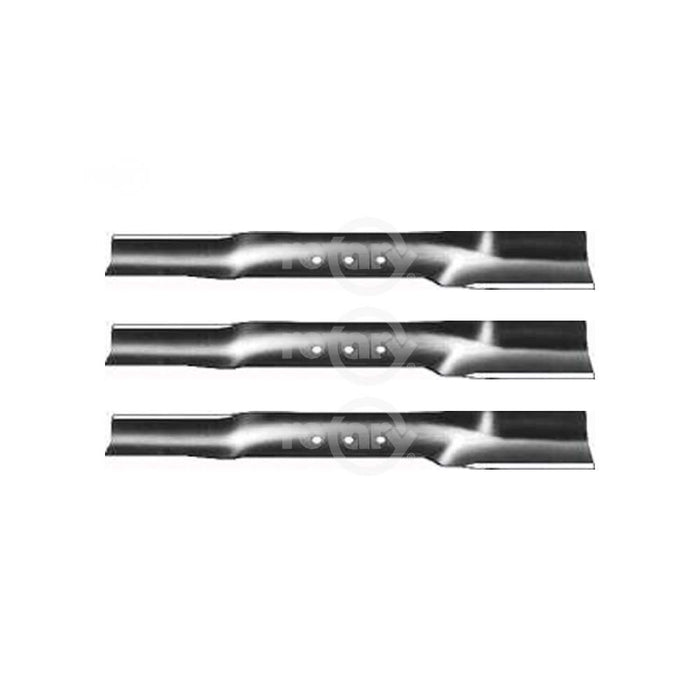 3 Pack Lawn Mower Blades Fits Snapper Kees 7019795BZYP 1-9645 1-9795 7019645