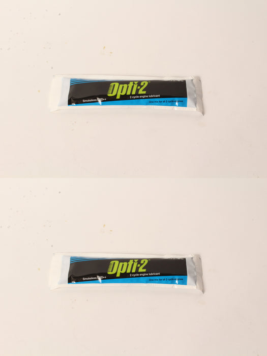 2 PK Opti-2 20096 Universal 2-Cycle Mix Oil 1.8 oz Pouch For ALL 2-Cycle Engines
