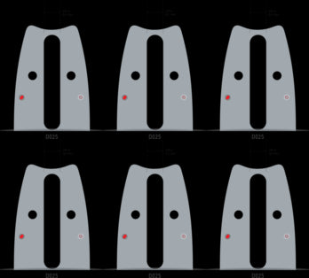 6 PK Genuine Oregon 200RNDD025 20" PowerCut Guide Bar 3/8" .050" 72DL D025