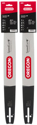 2 Pack Oregon 200TXLBK095 SpeedCut™ Guide Bar 20"