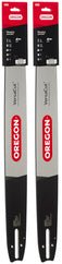 2 PK Genuine Oregon 200VXLHD025 20" VersaCut Guide Bar 3/8" .050" 72DL D025