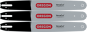 3 PK Genuine Oregon 200VXLHD025 20" VersaCut Guide Bar 3/8" .050" 72DL D025