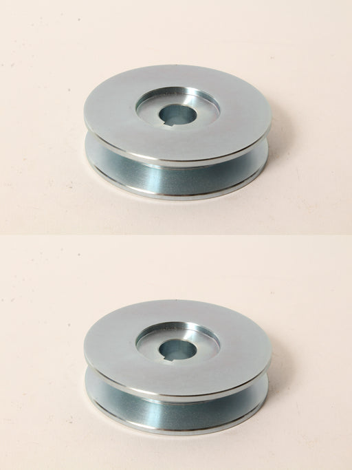 2 Solid Pulley For Thermo King 77-614 Prestolite 107-64 Leece Neville 4944176B05