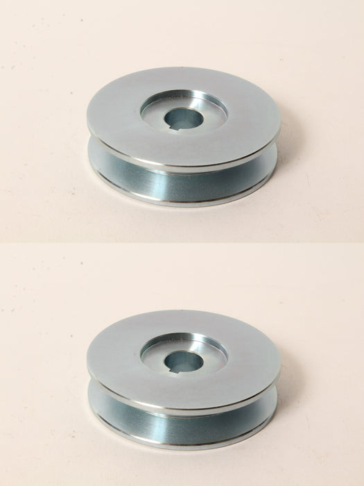 2 Solid Pulley For Thermo King 77-614 Prestolite 107-64 Leece Neville 4944176B05