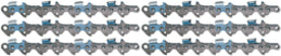 6 Pack Oregon 20BPX066G ControlCut™ Saw Chain 16"