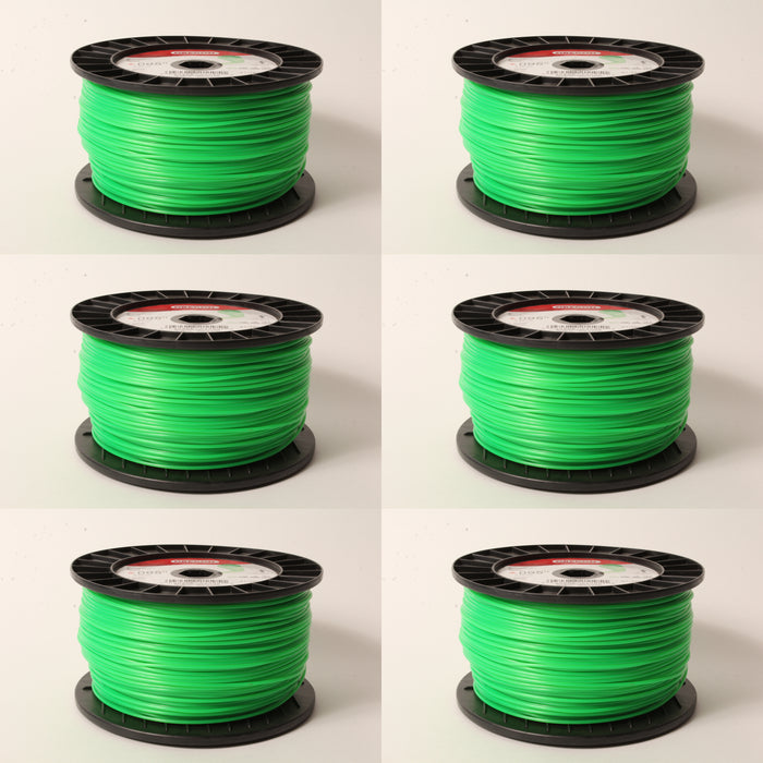 6 PK Oregon 21-195 Round Gatorline Trimmer Line .095" 3Lb Spool Nylon Co-polymer