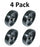 4 Pack Stens 210-047 Deck Wheel for Troy Bilt 1758846 1735583 Poulan 530-105455