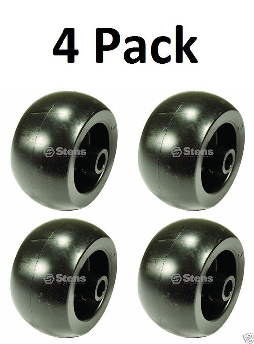 4 Pack Stens 210-132 5" Deck Wheel for Bobcat 2721512 Grasshopper 484230 Smooth