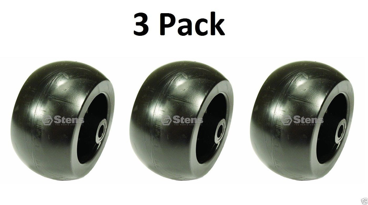3 Pack Stens 210-142 Deck Wheel for John Deere TCU18744 Great Dane D18070
