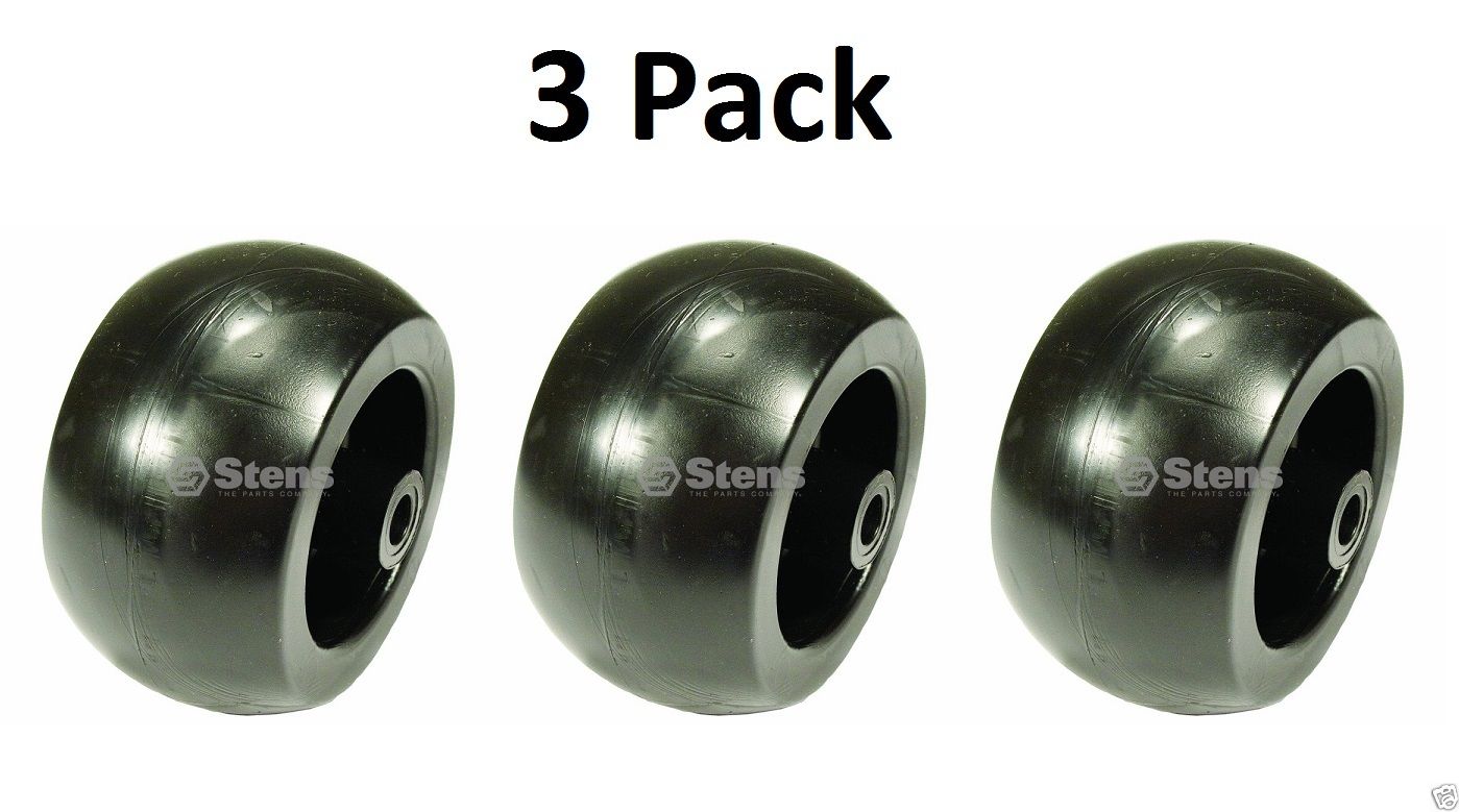 3 Pack Stens 210-142 Deck Wheel for John Deere TCU18744 Great Dane D18070