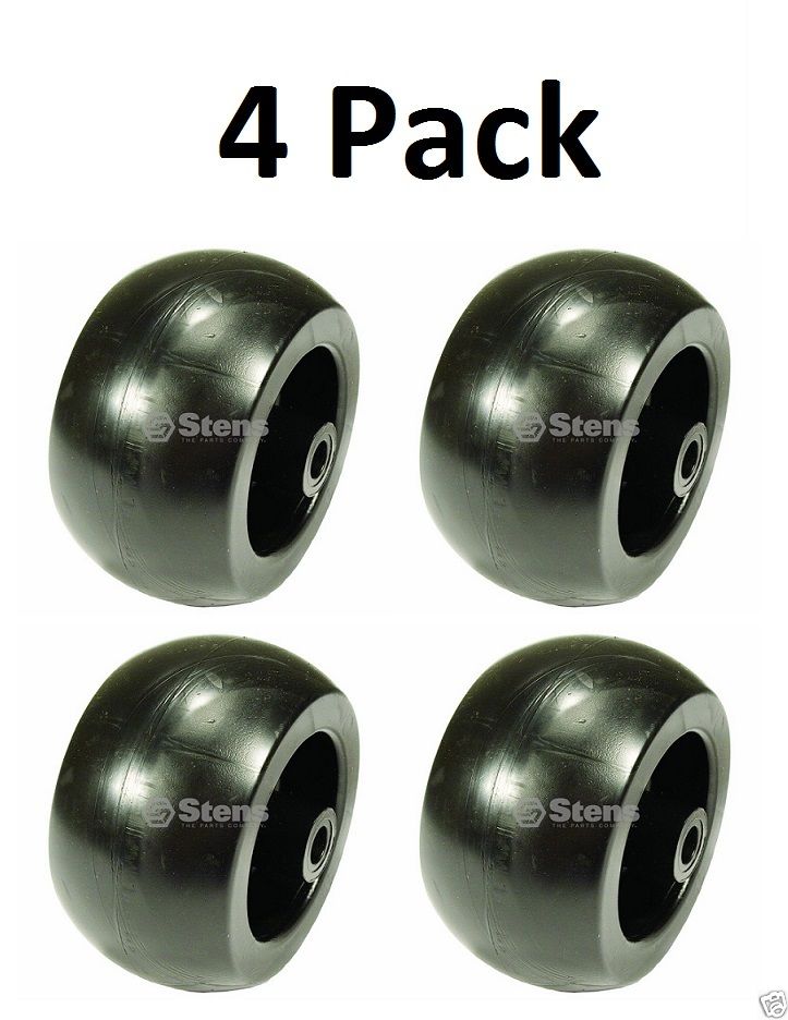 4 Pack Stens 210-142 Deck Wheel for John Deere TCU18744 Great Dane D18070