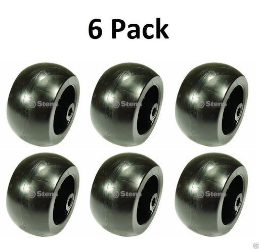 6 Pack Stens 210-142 Deck Wheel for John Deere TCU18744 Great Dane D18070