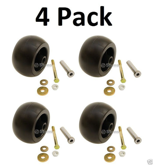 4 Pack Stens 210-169 5" Deck Wheel Kit for Exmark 103-3168 103-4051 Lazer Z