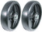 2 Pack Stens 210-259 Deck Wheel Fits John Deere AM107560