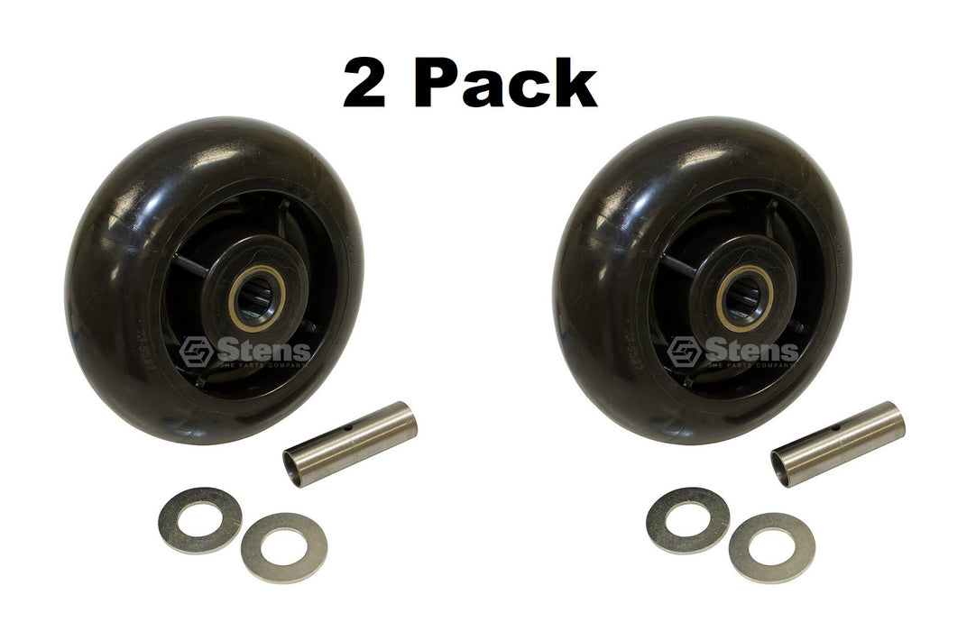 2 Pack Stens 210-450 Deck Wheel kit For John Deere AM136720 X-Series 6" OD