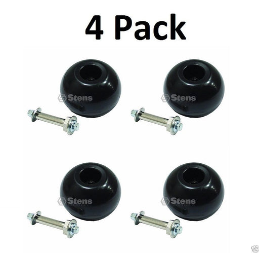 4 Pack Stens 210-455 Plastic Deck Wheel for Kit Exmark 103-7263 109-2098